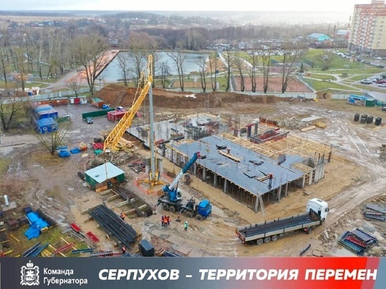 Первый этаж нового детского сада построят до конца года в Серпухове