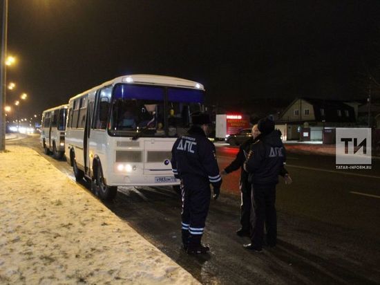 Во время проверки казанских автобусов и такси ГИБДД нашла 15 нарушителей