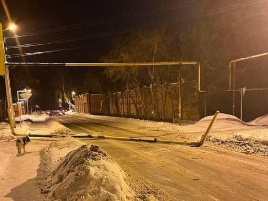 Черные лесорубы повредили газопровод под Новосибирском