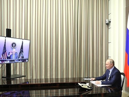 Американцы увидели только российские кадры встречи Путина и Байдена