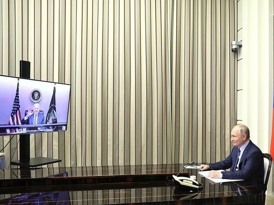 В Москве оценили переговоры Путина и Байдена
