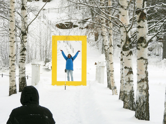 В парке Монрепо установили логотип National Geographic