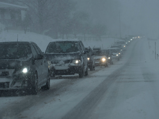 Власти Петербурга рассказали, как будут устранять снежную пробку на Московском шоссе