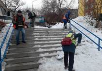 Предприятие «Содержание городских территорий» продолжает уборку снега во Владивостоке