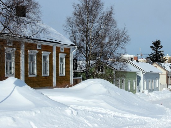 Впервые за несколько лет в кузбасском городе выпало так много снега