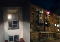 Ночью 8 декабря на улице Миронова в Горняке загорелась квартира в многоэтажном жилом доме