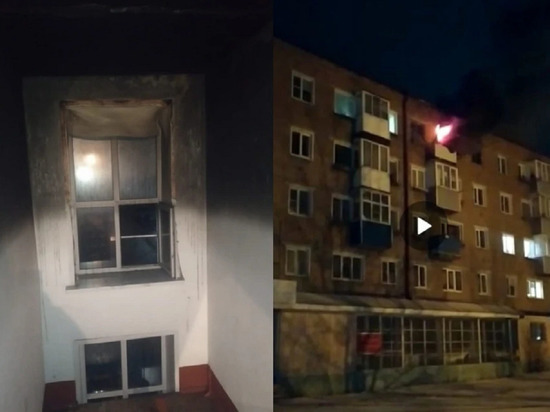 Житель Горняка развел в квартире костер, пытаясь согреться, и чуть не сжег дом