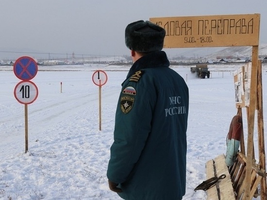 Первая ледовая переправа заработала в Красноярском крае в 2021 году