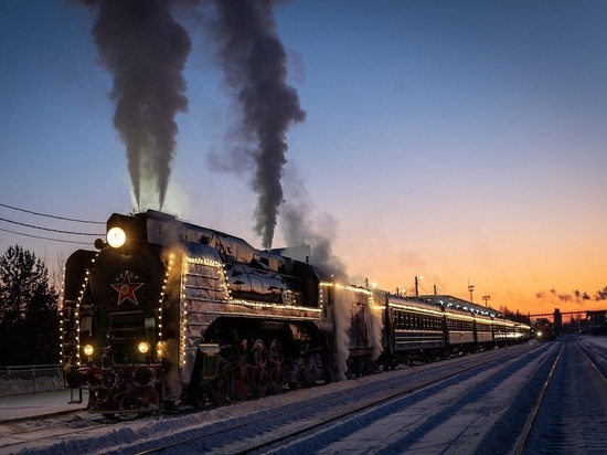 Дед Мороз на сказочном поезде прибудет в Екатеринбург
