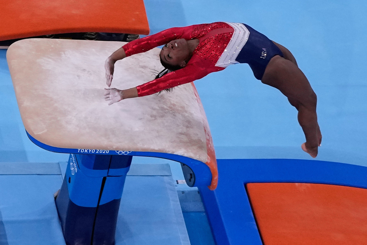 Четырехкратная олимпийская чемпионка по спортивной гимнастике Симона Байлс признана «Спортсменкой года» по версии журнала Time