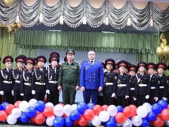 Прокурор Тувы поздравил юных кадет