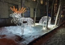 Барнаул начали украшать к Новому году