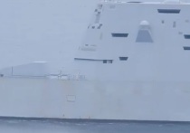 В заливе Сан-Диего был замечен новейший американский эсминец Zumwalt