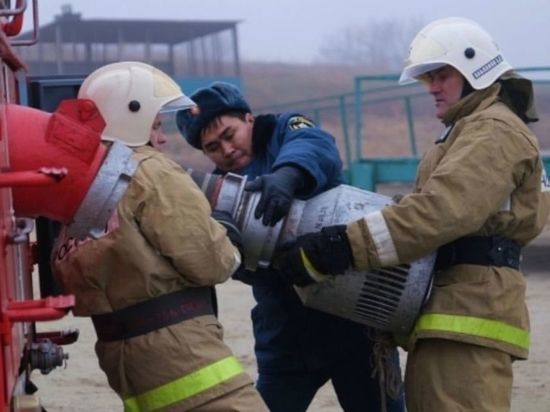 В Калмыкии проверили готовность к тушению пожаров