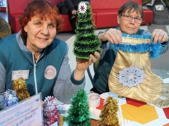 В Тюмени волонтеры 55+ запустили челлендж к новому году