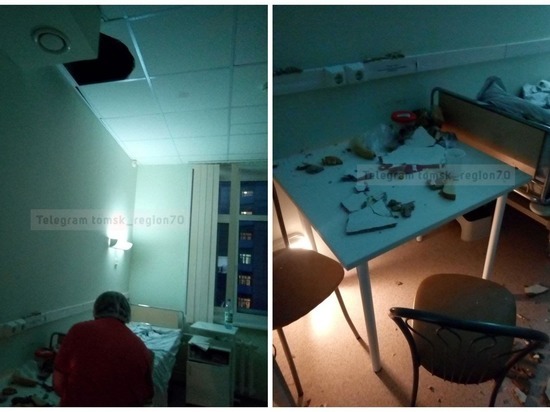 Обрушившийся потолок едва не убил новорожденного в Томском перинатальном центре