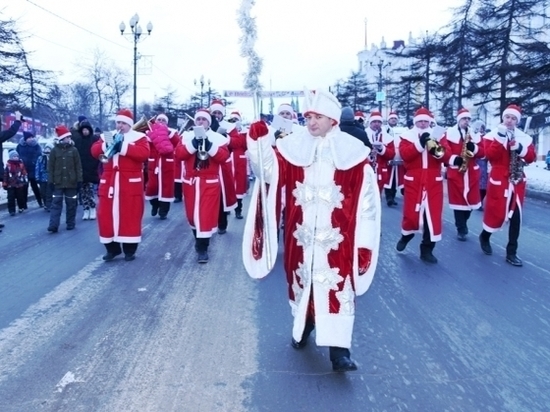 Шествие Дедов Морозов пройдёт в Магадане