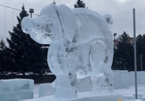 Ледовый городок на площади Советов в Улан-Удэ украсят более 25 ледяных фигур