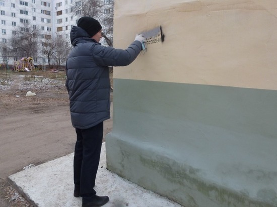 В Ленинском районе Пензы ликвидировали надписи пронаркотического содержания