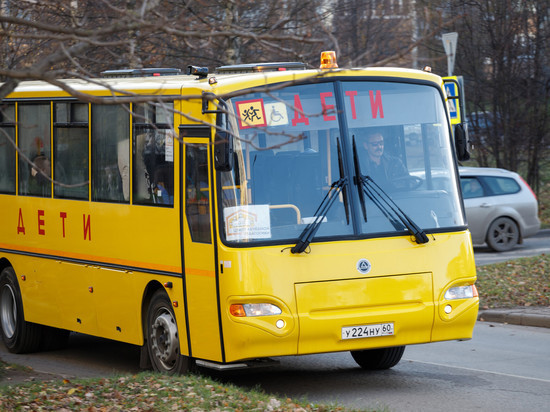 Новые автобусы для перевозки учителей и детей из сел поступили в Псковскую область