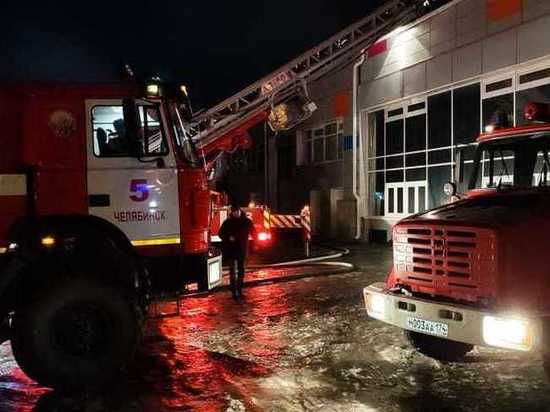 В Челябинске ночью произошел пожар в типографии