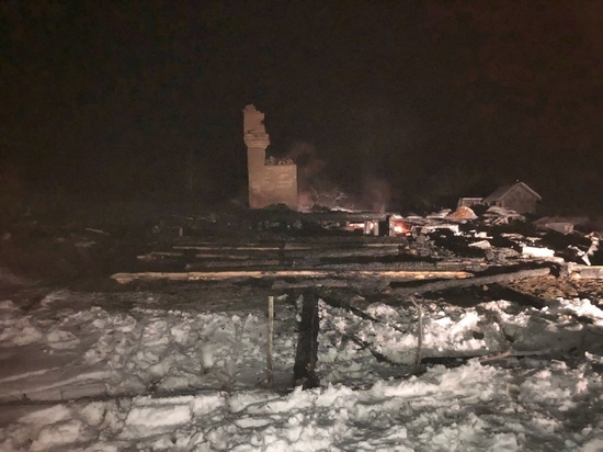 71-летняя женщина сгорела в доме в Тверской области