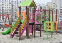 Благоустройство сквера по улице Губкина в Белгороде приближается к завершению: работы здесь выполнены на 97%