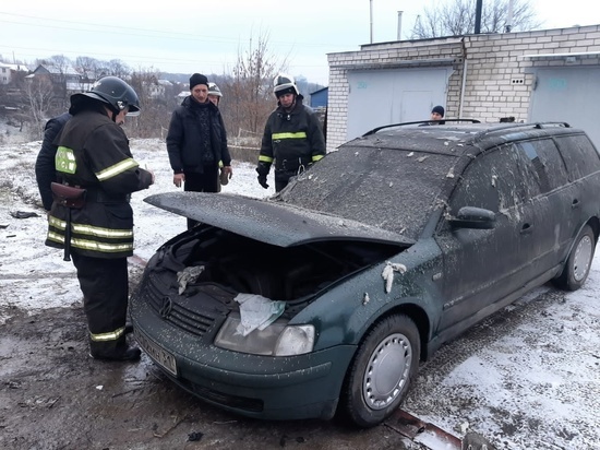 Житель Курска пострадал при пожаре в гараже