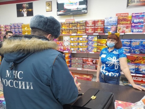 В Курской области начали проверять места продажи пиротехники