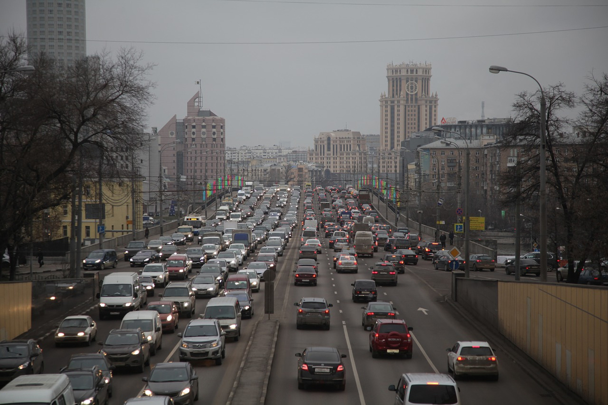 Затор в москве