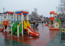 Пять новых детских площадок обустроили в Красной Яруге Белгородской области