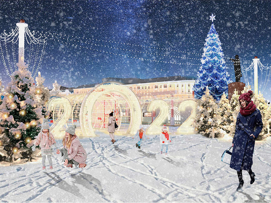 Новогодние гуляния на главной елке в Воронеже продлятся до 3 ночи