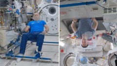 Бадминтон в невесомости: члены экипажа МКС сыграли в космосе