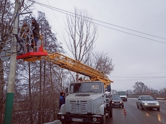 Центральные улицы Мичуринска к Новому году украсят световыми консолями