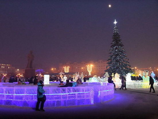 Ледовый городок на площади Ленина в Чите планируют открыть 24 декабря