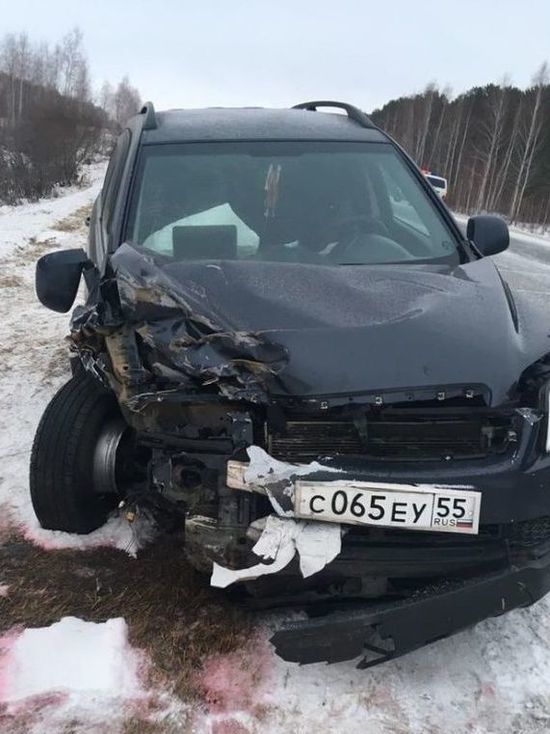 На юге Омской области в аварии пострадал шестилетний мальчик
