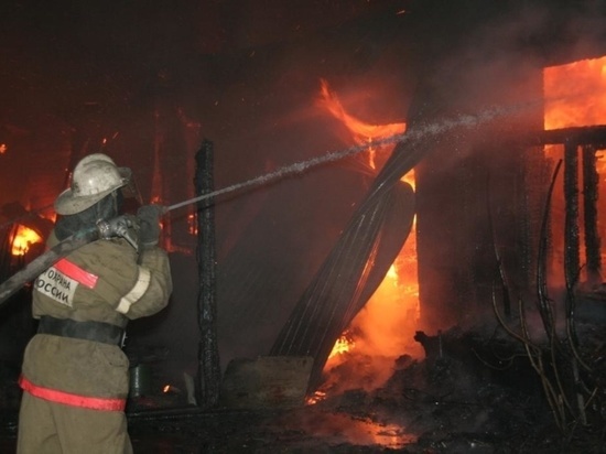В городе Асино в Томской области в пожаре погиб 54-летний мужчина