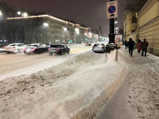 Циклон принесет метель в Петербург