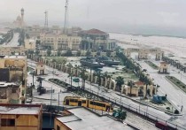 Мощный европейский циклон принес в египетскую Александрию снег