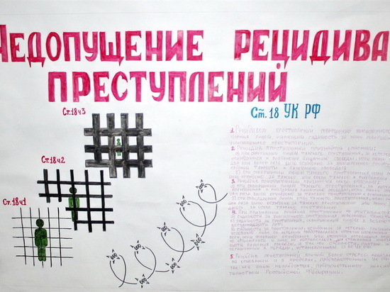 В Бурятии осужденные женщины нарисовали плакаты против рецидивной преступности