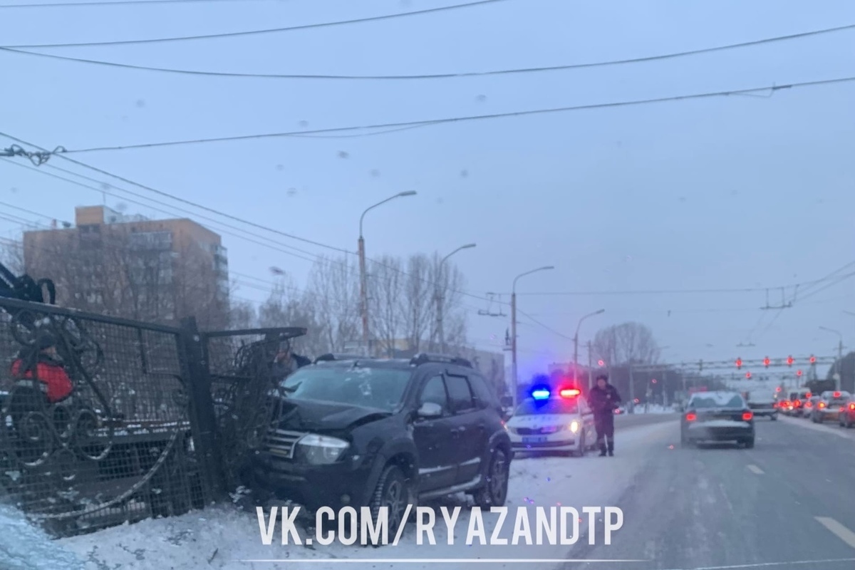 ДТП В Рязани сегодня утром на Московском шоссе