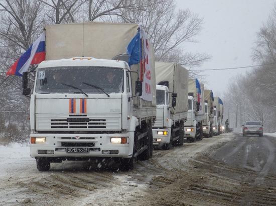 Гуманитарная помощь из России прибудет в ДНР 23 декабря