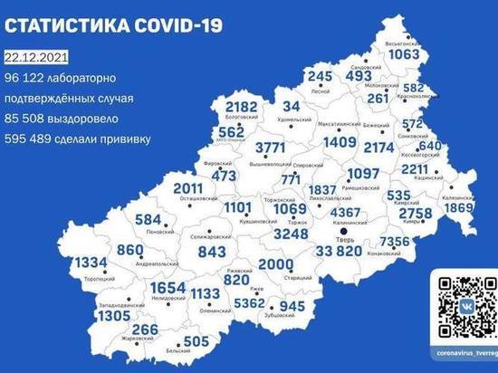Новые случаи Covid-19 зарегистрировали в 36 муниципалитетах Тверской области