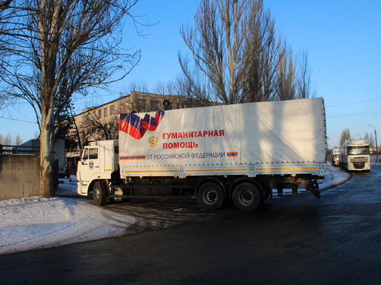 В ДНР доставили почти 100 тонн гуманитарной помощи