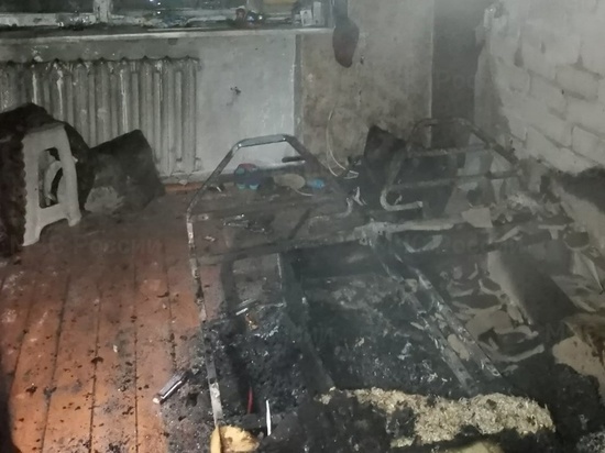 Два маленьких ребенка пострадали на пожаре в Калужской области