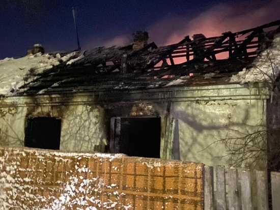 При пожаре в Хвойнинском районе погибли бабушка с внуком