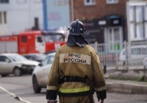 Утром в Красноярске 23 декабря на улице Вильского 16 загорелся произошло возгорание