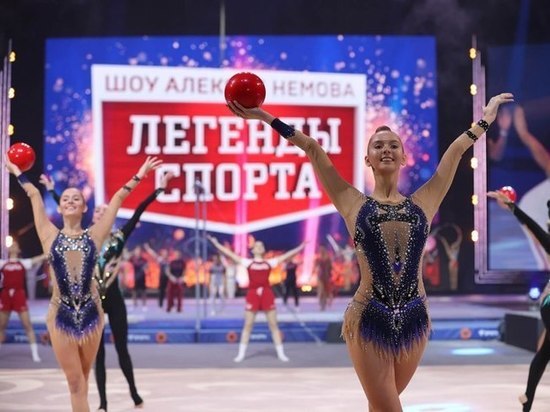 Гимнастки из Пскова и Великих Лук снялись для шоу Немова в Москве