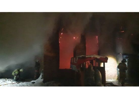 В Смоленске на Седова утром горело производственное помещение