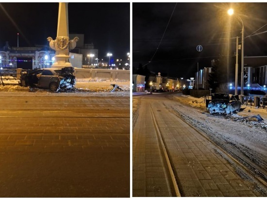 Врезавшийся в Mazda 6 неизвестный автомобиль разыскивают полицейские Томска